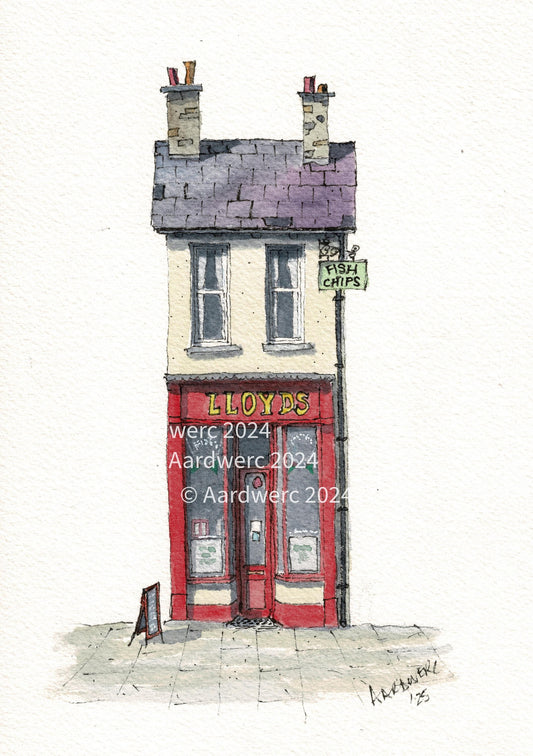 Lloyds Fish and Chip Shop Lampeter