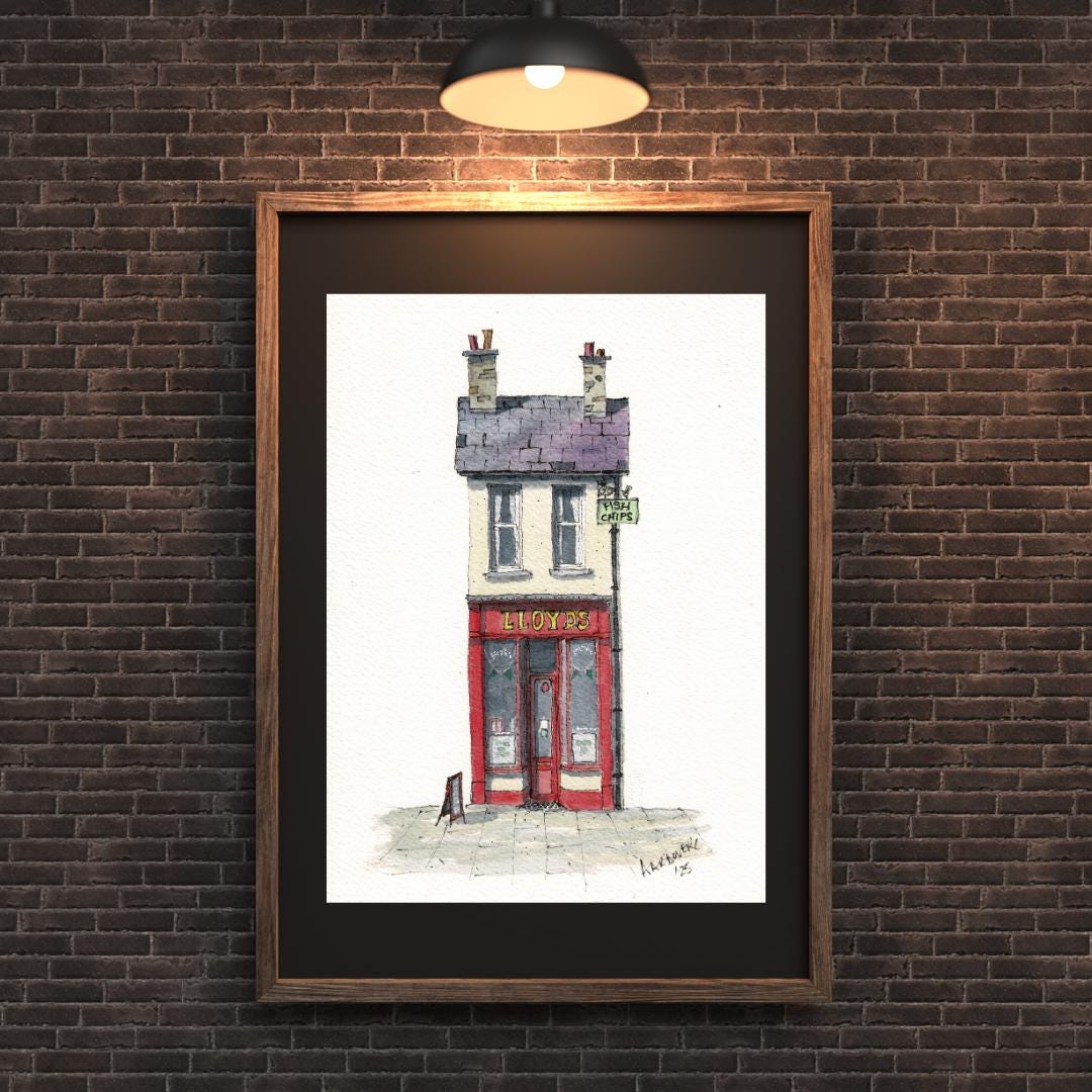 Lloyds Fish and Chip Shop  Lampeter