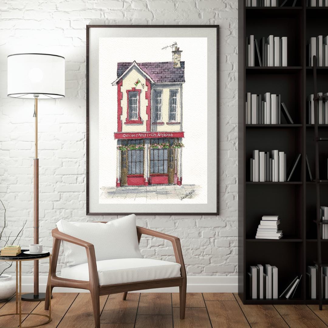 Gwilym C Price and Son and Daughters in Lampeter