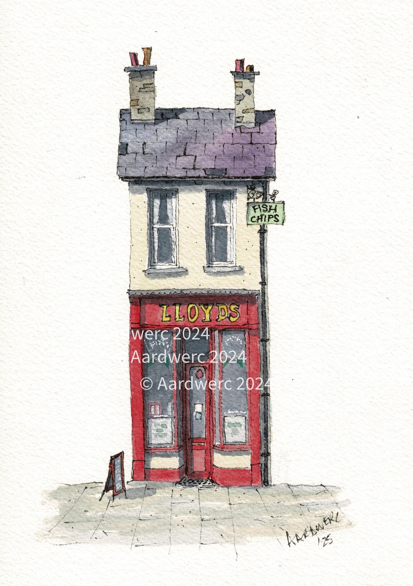 Lloyds Fish and Chip Shop  Lampeter