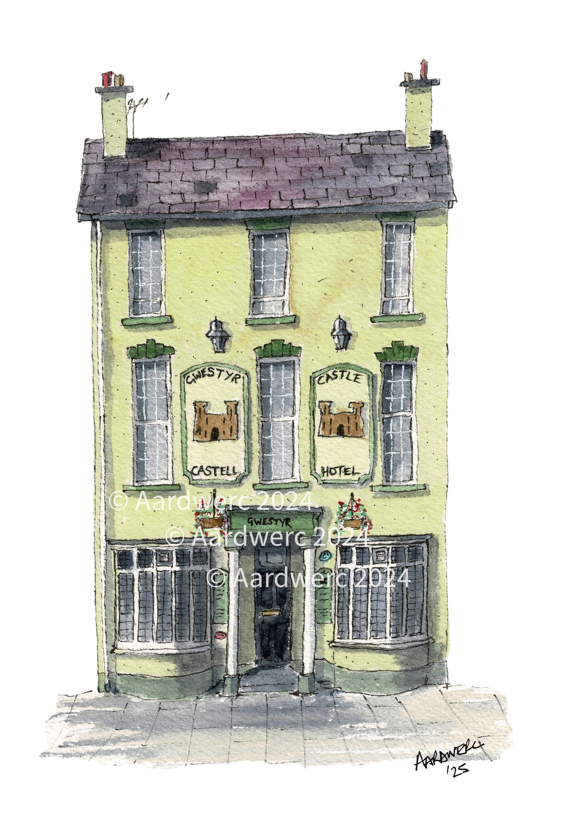 Castle Hotel Pub in Lampeter