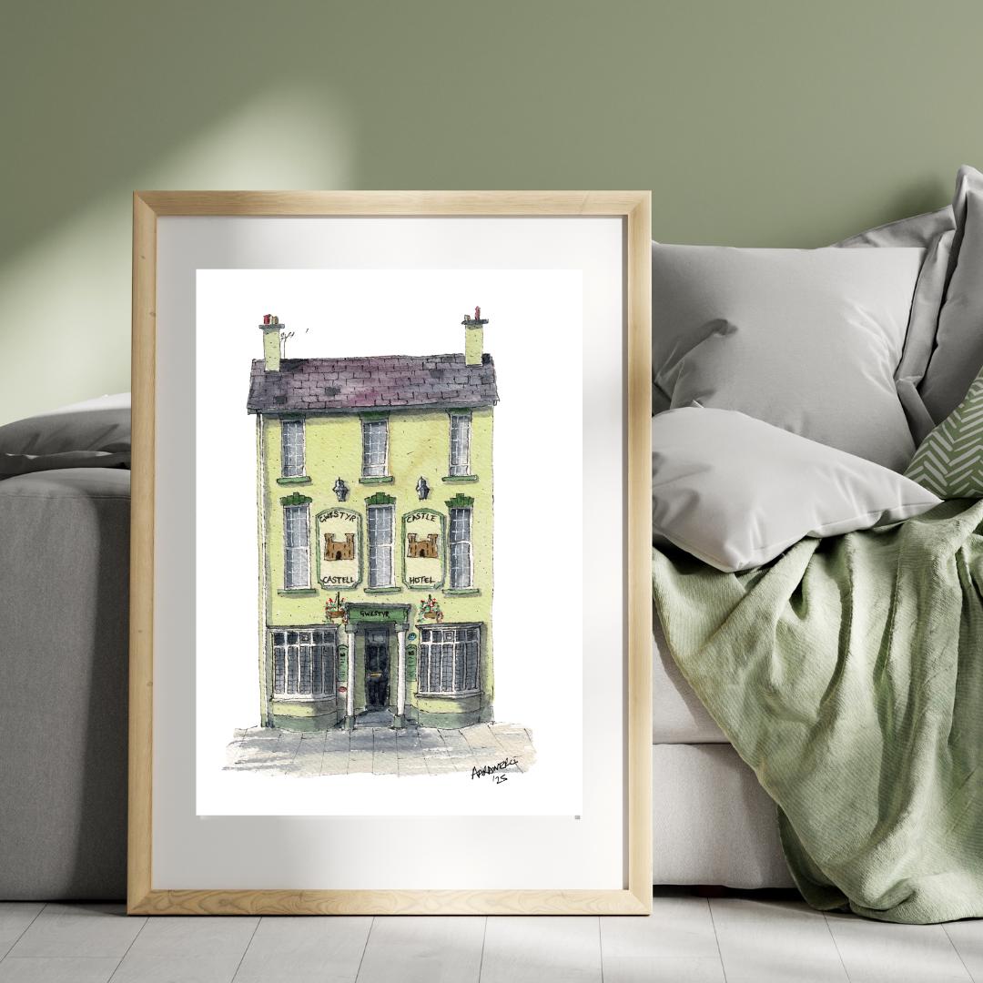 Castle Hotel Pub in Lampeter