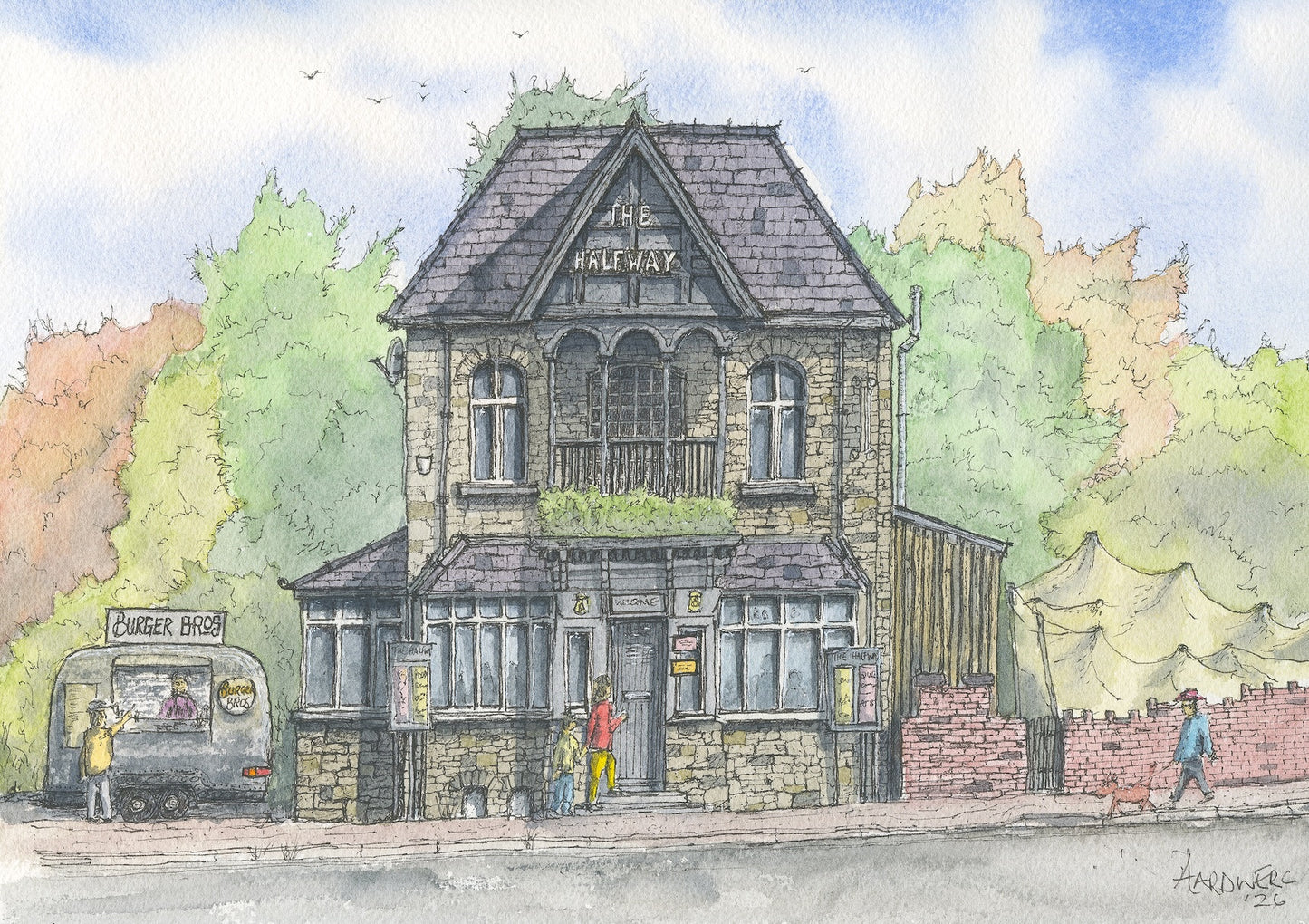 The Halfway Inn , Llanelli, West Wales