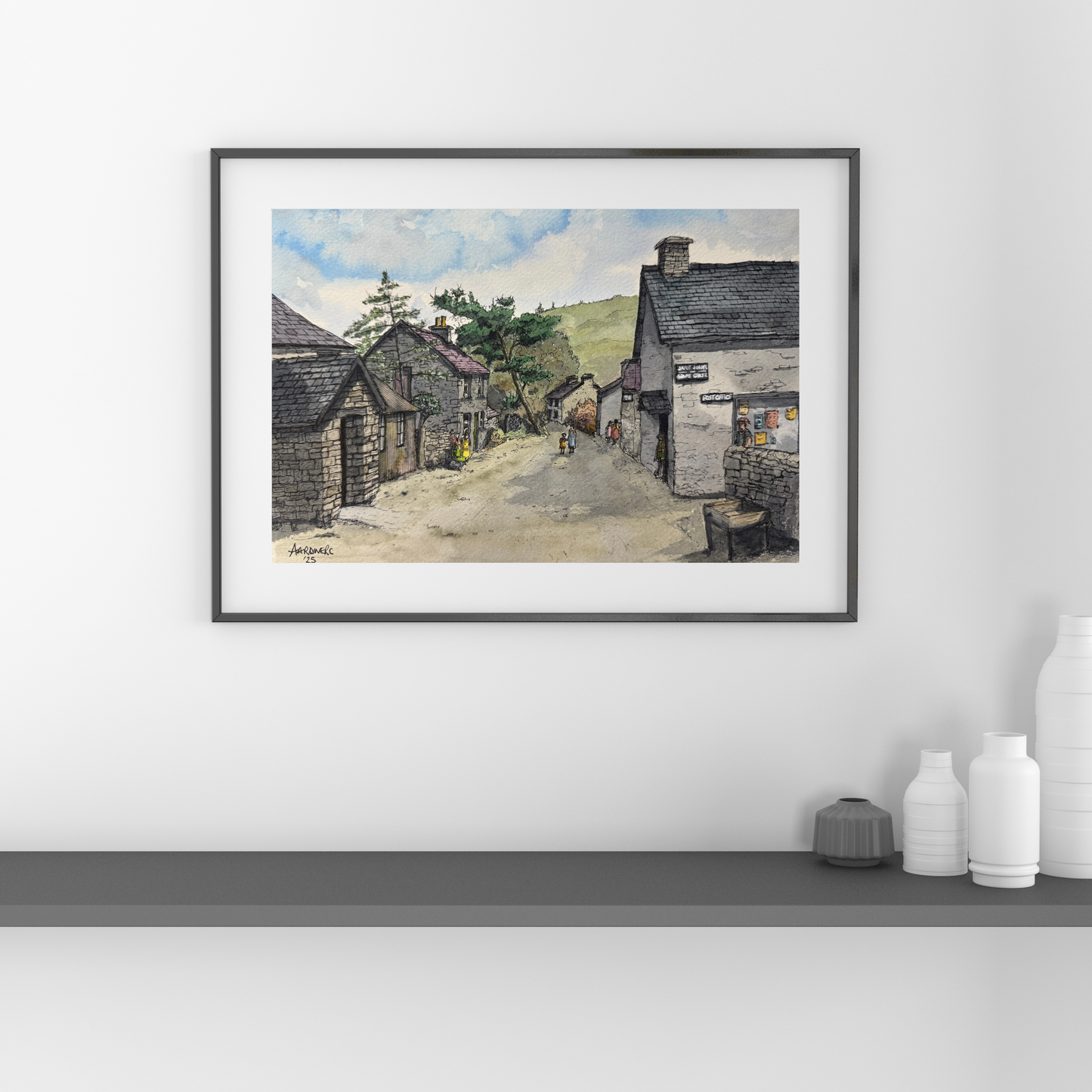 Lost village of Llanwddyn, Powys