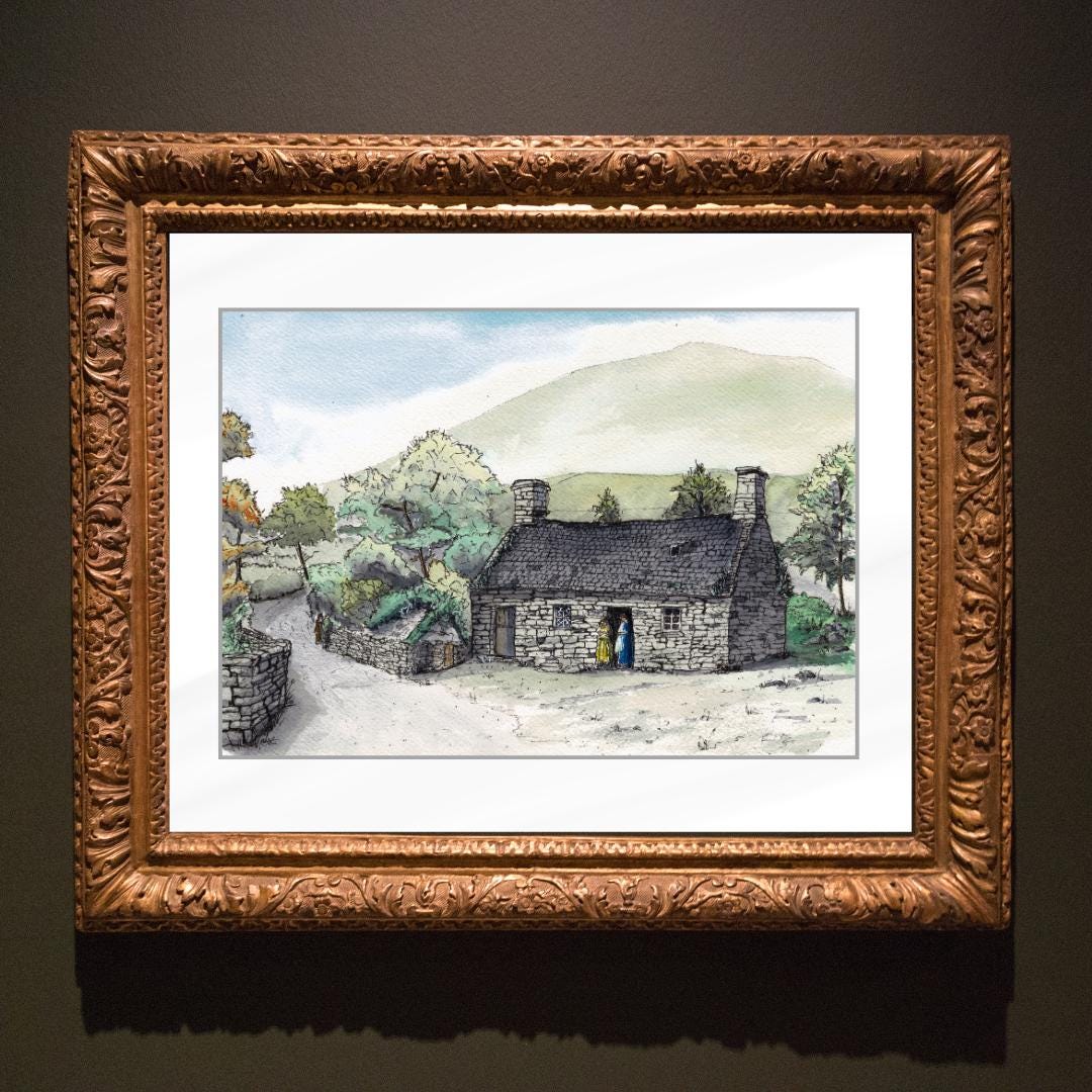 Slate Workers Cottages Dinas Mawddwyn Snowdonia