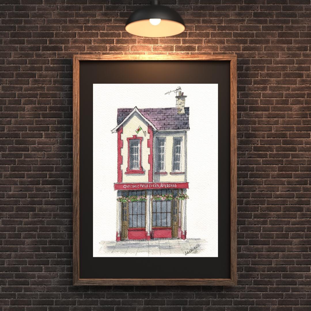 Gwilym C Price and Son and Daughters in Lampeter