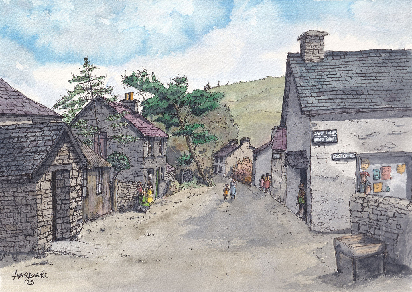 Lost village of Llanwddyn, Powys
